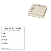 Kunstkaartstempel Rubberstempel (Gestempeld)