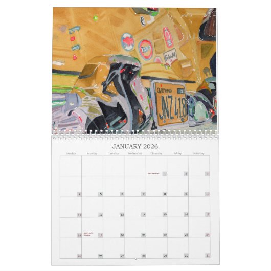 Kunstkalender 2024 kalender (Jan 2026)