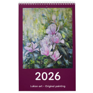 Kunstkalender 2026 van Lukian – Een Jaar in Kleur Kalender