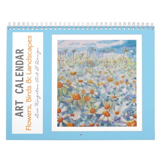 Kunstkalender Bloemen en landschappen Kalender (Hoes)
