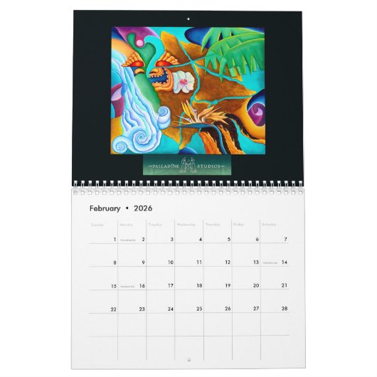 Kunstkalender door Clayton Bryant Young Kalender (Feb 2026)