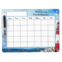 Kunstkalender voor de Waterverf van vuurtoren