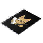 Kunstkat "zonder zwart blok" notitieboek (Linkerzijde)