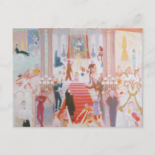 Kunstkathedralen - Florine Stettheimer Briefkaart (Voorkant)