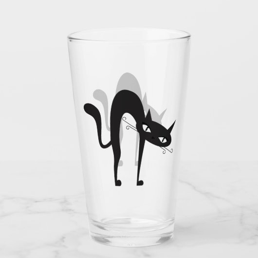 Kunstkatontwerp Drink glas (Voorkant)