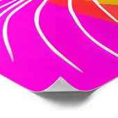 Kunstkatportret met meerdere kleuren voor Pop Poster (Hoek)