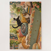 kunstkatten 1000-delig legpuzzel (Verticaal)