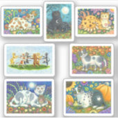 KUNSTKATTEN EN STICKERS VAN LANDBOUWKITTEN (Voorkant)