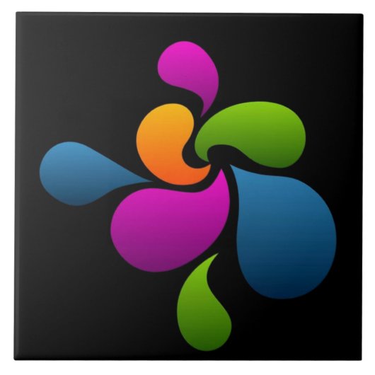 Kunstkeramische Tegel Tegeltje (Voorkant)