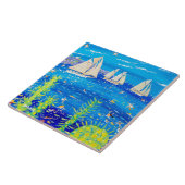 Kunstkeramische tegels: John Dyer. Tuiga, Classic  Tegeltje (Zijkant)