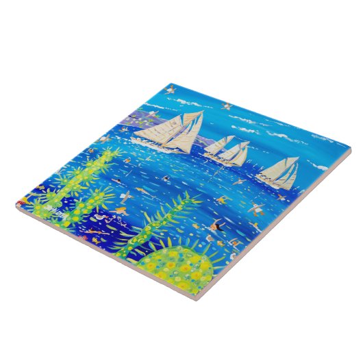 Kunstkeramische tegels: John Dyer. Tuiga, Classic  Tegeltje (Zijkant)