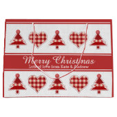 Kunstkerstbomen en kunsten, speciaal gepersonalise groot cadeauzakje (Voorkant)