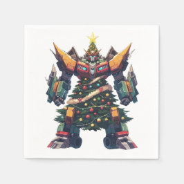 Kunstkerstboom Robot Servet