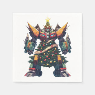 Kunstkerstboom Robot Servet