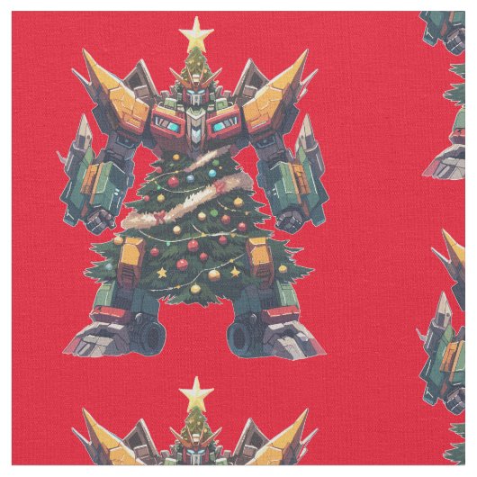Kunstkerstboom Robot Stof (Close Up)