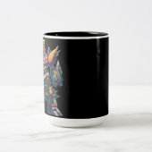 Kunstkerstboom Robot Tweekleurige Koffiemok (Center)