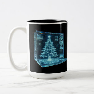 Kunstkerstboom Tweekleurige Koffiemok