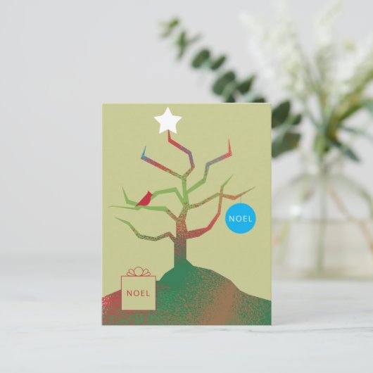 Kunstkerstkaart Briefkaart (Staand voorkant)