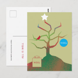Kunstkerstkaart Briefkaart