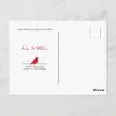 Kunstkerstkaart Briefkaart (Achterkant)