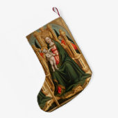 Kunstkerstmis met de "Maagd en Kind" Kleine Kerstsok (Achterkant (Hangend))