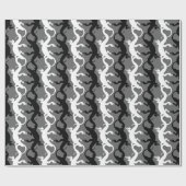 Kunstkerstpapier met hagedis-opvulpapier cadeaupapier (Vlak)