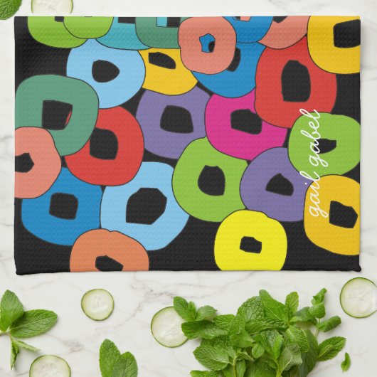 Kunstkeukenhanddoeken Theedoek (Gevouwen)