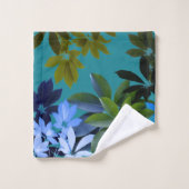 Kunstkeukenpakket Groen en Blauw Bad Handdoek (Wasdoekje)