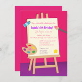 Kunstkinderen op zaterdag kaart (Voorkant / Achterkant)