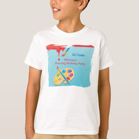 Kunstklasse Kinder T-shirt (Voorkant)