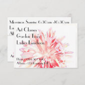Kunstklassen Dames Luncheon Garden Tea's uitnodigi Kaart (Voorkant / Achterkant)