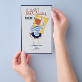 Kunstklassen voor kinderen  repromo flyer (Hand)