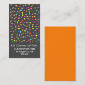 Kunstklassen voor kinderen visitekaartje (Voorkant / Achterkant)