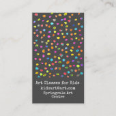 Kunstklassen voor kinderen visitekaartje (Voorkant)