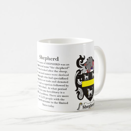 Kunstkleding van de Shepherd Koffiemok (Voorkant rechts)