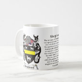 Kunstkleding van de Shepherd Koffiemok (Voorkant links)