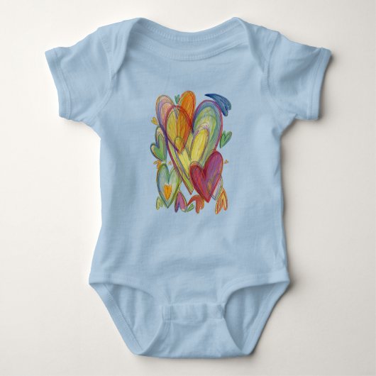 Kunstkleding voor regenboogliefhebbers romper (Voorkant)