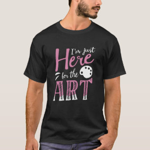 Kunstkleding voor schilderverf t-shirt