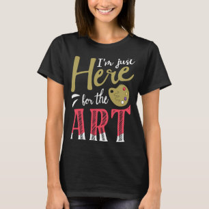 Kunstkleding voor schilderverf t-shirt