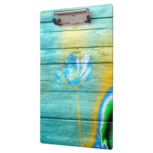 Kunstkleur Acrylverf op hout Klembord (Links)