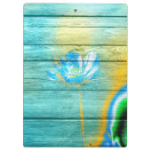 Kunstkleur Acrylverf op hout Klembord (Achterkant)