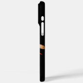 KUNSTKLEUR PALETTE EN BRUSHT MONOGRAM Black Case-Mate iPhone Case (Achterkant / Links)