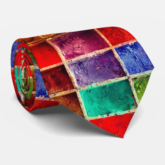Kunstkleuren - Verf Stropdas (Opgerold)