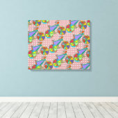 kunstkleurenkamer canvas afdruk (Insitu (Houten vloer))