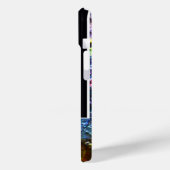 KUNSTKLEURPALETTE, BRUSHES, MONOGRAM Black Case-Mate iPhone Case (Achterkant / Links)