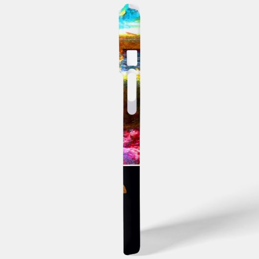 KUNSTKLEURPALETTE EN BRUSHEN, zwart Case-Mate iPhone Case (Achterkant / Links)