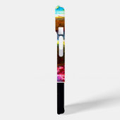 KUNSTKLEURPALETTE EN BRUSHEN, zwart Case-Mate iPhone Case (Achterkant / Links)