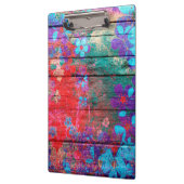 Kunstkleurventilator op hout #2 klembord (Links)