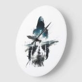 Kunstklok Schaduw Wandelaar Grote Klok (Hoek)