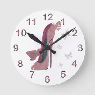Kunstklokken voor Stiletto Shoe Ronde Klok